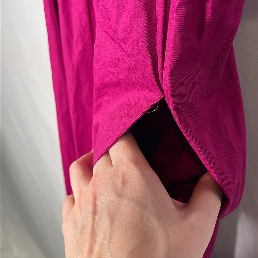 Anthropologie Magenta Eyelet Maxi Dress - Picture 5 of 10